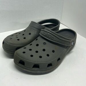 Grey crocs, size M8/W10